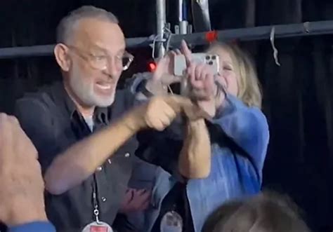 Tom Hanks Y Su Mujer Lo Dan Todo En El Segundo Concierto De Springsteen