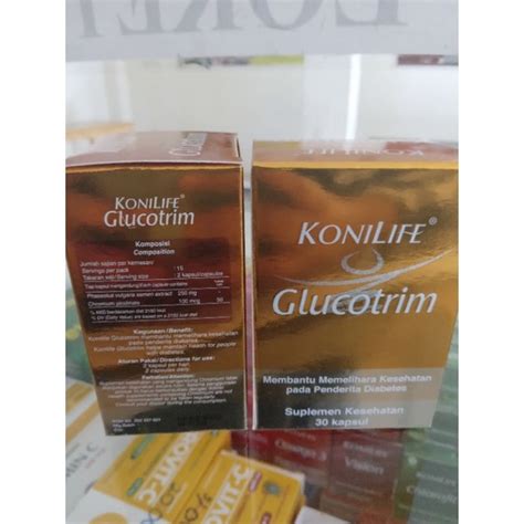 Jual GLUCOTRIM KONILIFE UNTUK MENSTABILKAN KADAR GULA DAN MEMPERBAIKI