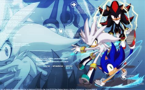 Sonic Shadow And Silver Wallpapers Wallpaper Cave