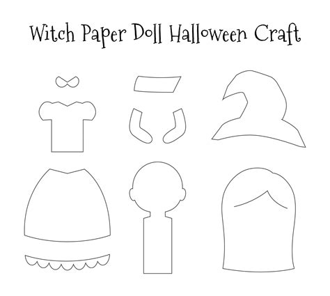 Halloween Paper Dolls Free Pdf Printables Printablee