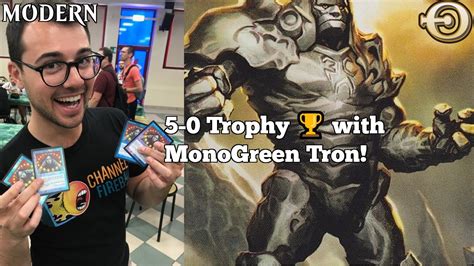 Trophy With Monogreen Tron Modern Mtgo Youtube