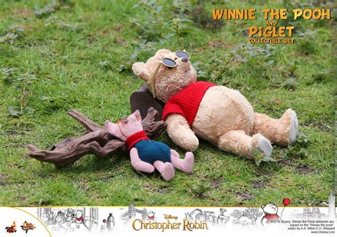 Hot Toys Christopher Robin Winnie The Pooh Piglet Collectible Figures Figures