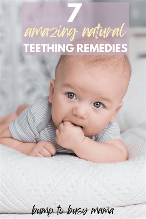 7 Most Effective Natural Teething Remedies | Bump To Busy Mama