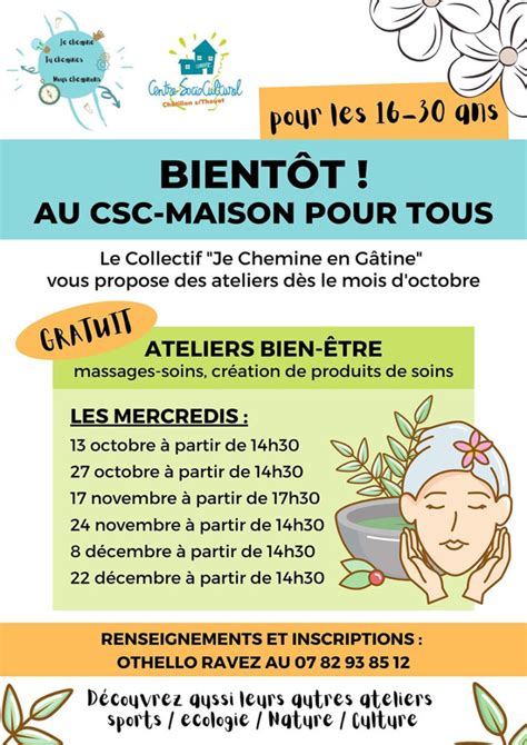 Jeunesse Ateliers Bien Tre Csc Maison Pour Tous