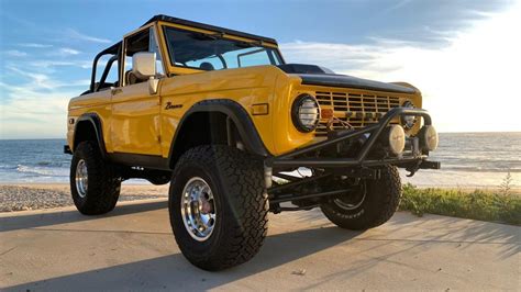 1970 Yellow Ford Bronco | Custom Classic Ford Bronco Restorations by ...