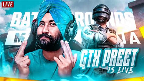 Conqueror तबाही Bgmi Live Gtxpreet Pubg Live Youtube