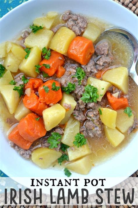 Instant Pot Irish Lamb Stew – Make the Best of Everything Ground Lamb ...