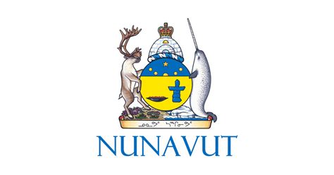 Nunavut, Canada - Coat of Arms Design - Inuit - T-Shirt | TeePublic