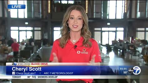 Abc 7 Chicago Great Chicago Blood Drive Cheryl Scott 11 Am Update