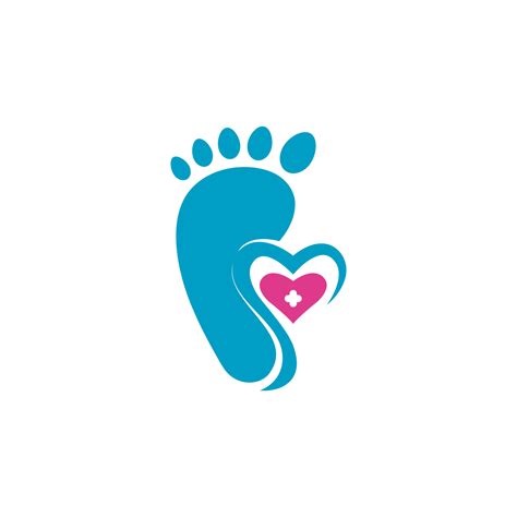 Foot Care Logo Template Vector Icon Illustration 12760082 Vector Art At