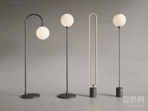 Modern Floor Lamp Sketchup Model Download Model Id453110935 1miba