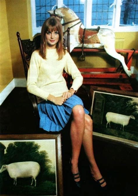 English Model And Actor Jean Shrimpton At Home As Featured In The March