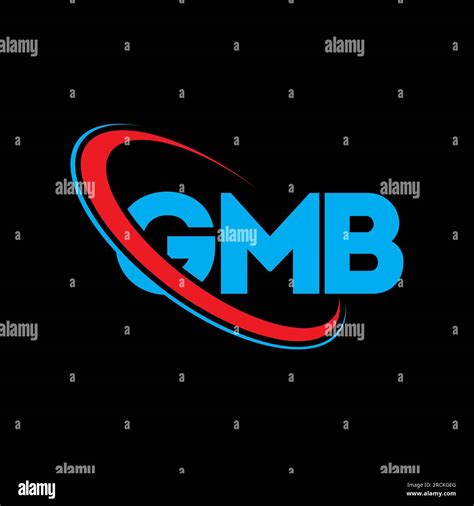 GMB logo. GMB letter. GMB letter logo design. Initials GMB logo linked with circle and uppercase ...