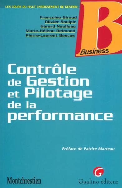 Contrôle De Gestion Et Pilotage De La Performance Françoise