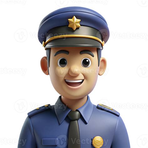 impressive modern police officer  uniform premium  png