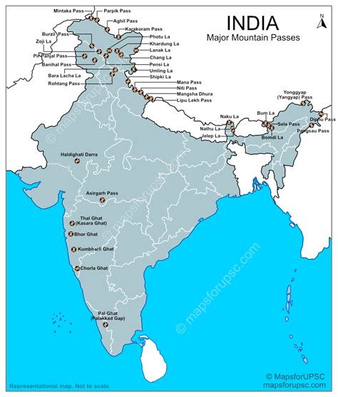 37 Important Mountain Passes In India With Map State Wise