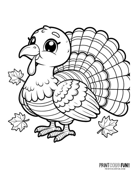 24 Terrific Thanksgiving Turkey Coloring Pages For Some Free Printable