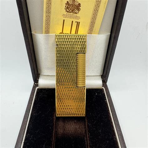 The James Bond Iconic Vintage And Elegant Dunhill 18K Gold Plated Circa