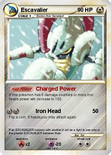 Pokémon Escavalier 6 6 - Charged Power - My Pokemon Card