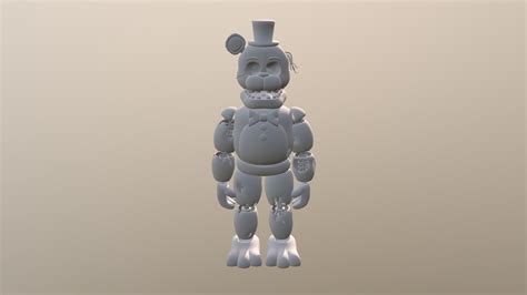 Golden Freddy 3d Model By Thewillyrex747 [904ccf7] Sketchfab