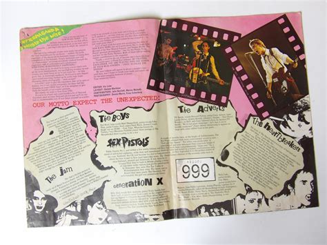 New Wave News Magazine Posterzine Sex Pistols Jam Adverts Etc