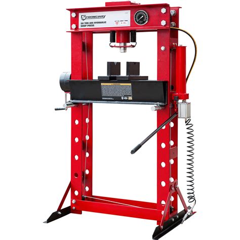 Strongway 50-Ton Pneumatic Shop Press with Gauge and Winch | Northern ... 