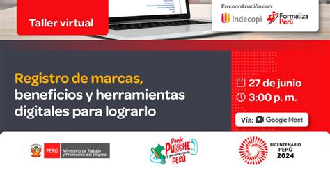 Taller Online Gratis Registro De Marcas Beneficios Y Herramientas