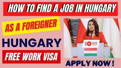 How To Find A Job In Hungary As A Foreigner Hungary Work Permit 2024