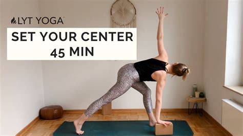 Set Your Center Flow Lyt Yoga Level Min Youtube