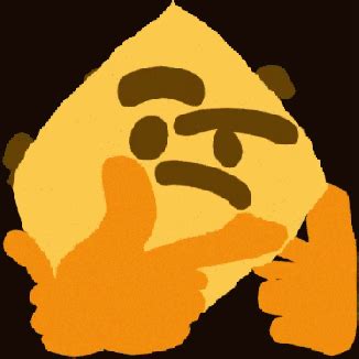 Thinking Thinking Thinking Face Emoji Know Your Meme Clipartix