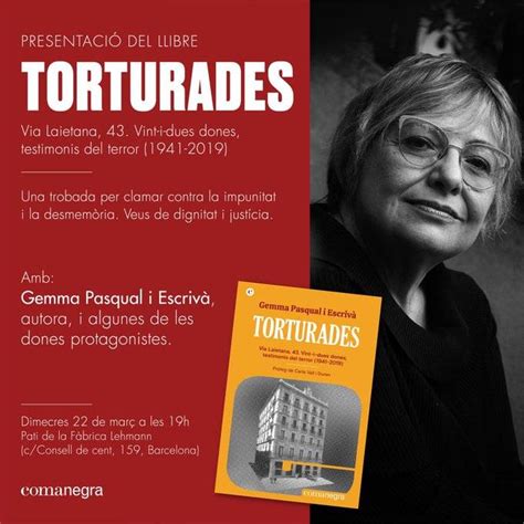 Presentaci Del Llibre Torturades A Barcelona