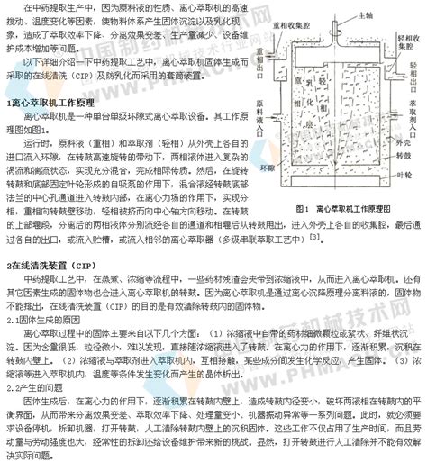 中药提取用离心萃取机的cip与和防乳化 设备设施 蒲公英 制药技术的传播者 Gmp理论的实践者