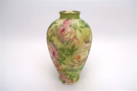 Lot 94 Royal Bayreuth Bavarian Porcelain Vase Van Metre Auction