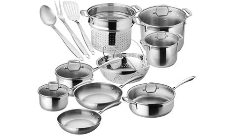 stainless steel pots and pans