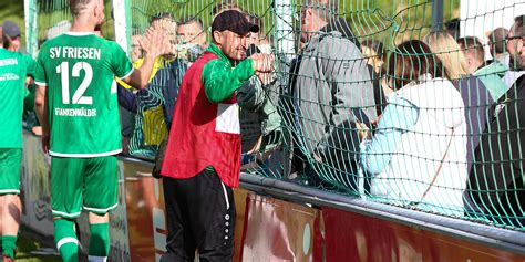 Fu Ball Sv Friesen Will Relegationsplatz In Bezirksliga West Sichern