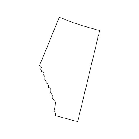 alberta canada map of canada 4