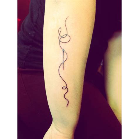 My Sewing Tattoo Needle And Thread Ink Tattoo Sewing Tattoos