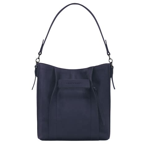 Longchamp 3d M Hobo Bag Bilberry Leather Longchamp Us