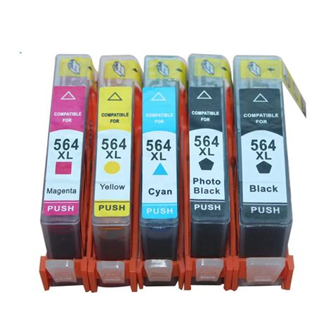 564 Compatible Ink Cartridge 564 For HP Photosmart 5510 5520 6510 6520 ...