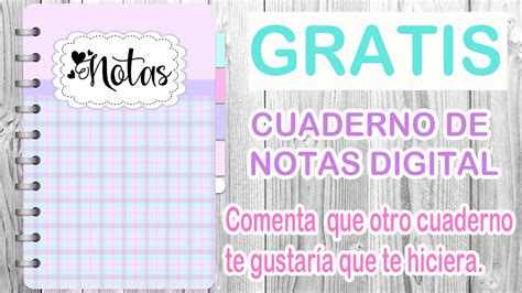 Cuaderno De Notas Digital Gratis Youtube