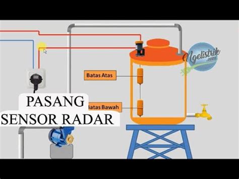 Simulasi Cara Kerja Dan Cara Pasang Sensor Level Air Tangki Sensor