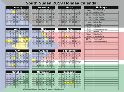 South Africa Public Holidays Calendar Calendar Template Printable