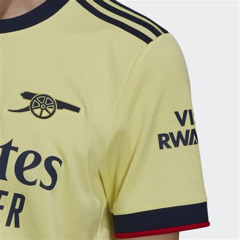 Adidas Arsenal 21 22 Away Jersey Yellow Adidas UK