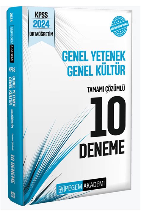 2024 Kpss Genel Yetenek Genel Kültür Ortaöğretim Tamamı Çözümlü 10