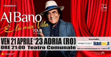 ALBANO E LA MIA VITA TOUR 2023 ADRIA