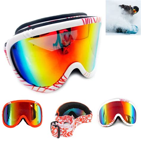 Winter Snow Sport Goggles Snowboard Snow Ski Snowmobile Lens UV Eyewear ...