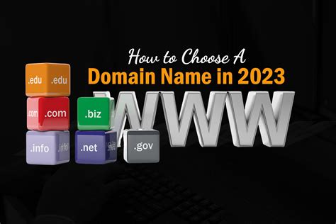 How to Choose a Domain Name in 2023