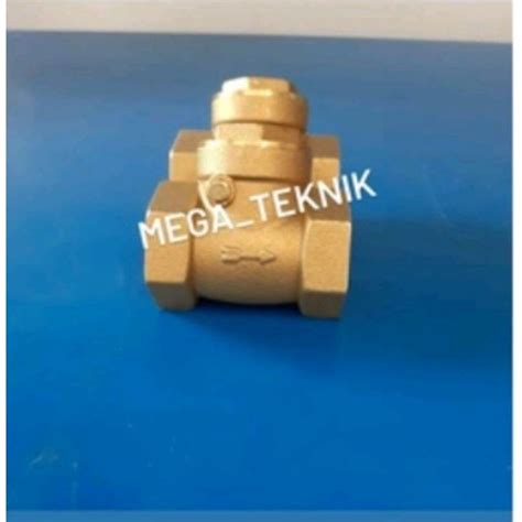 Jual TABOK KLEP 3 4 FULL KUNINGAN SWING CHECK VALVE Shopee Indonesia