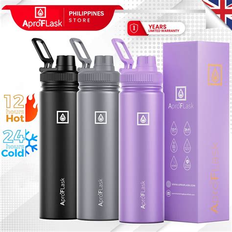 AproFlask Oz Oz Tumbler Hot And Cold Wide Mouth With Spout Lid Vacuum Insulated Drinking