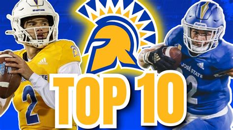 San Jose State Spartans TOP 10 Football Players For 2023 YouTube